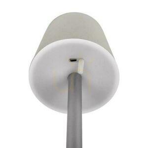 V-TAC 3W LED de încărcare Dimmable lampă de noptieră Gray VT-7703 3000K 70lm. small 2
