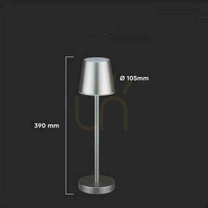 V-TAC 3W LED de încărcare Dimmable lampă de noptieră Gray VT-7703 3000K 70lm. small 6