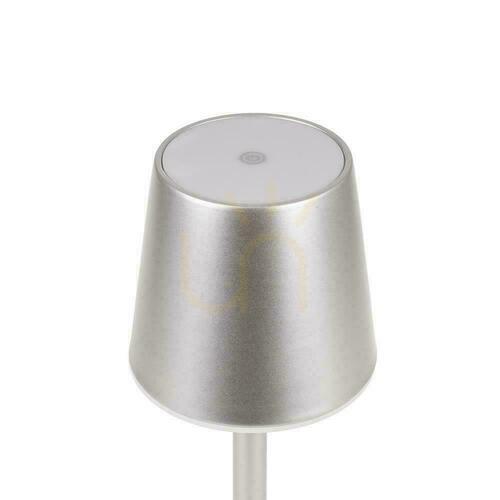 Verifica V-TAC 3W LED de încărcare Dimmable lampă de noptieră Gray VT-7703 4000K 70lm.