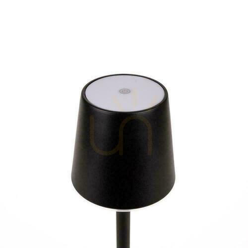 Verifica V-TAC 3W LED de încărcare Dimmable Nightstand Lampă de birou negru VT-7703 4000K 70lm.