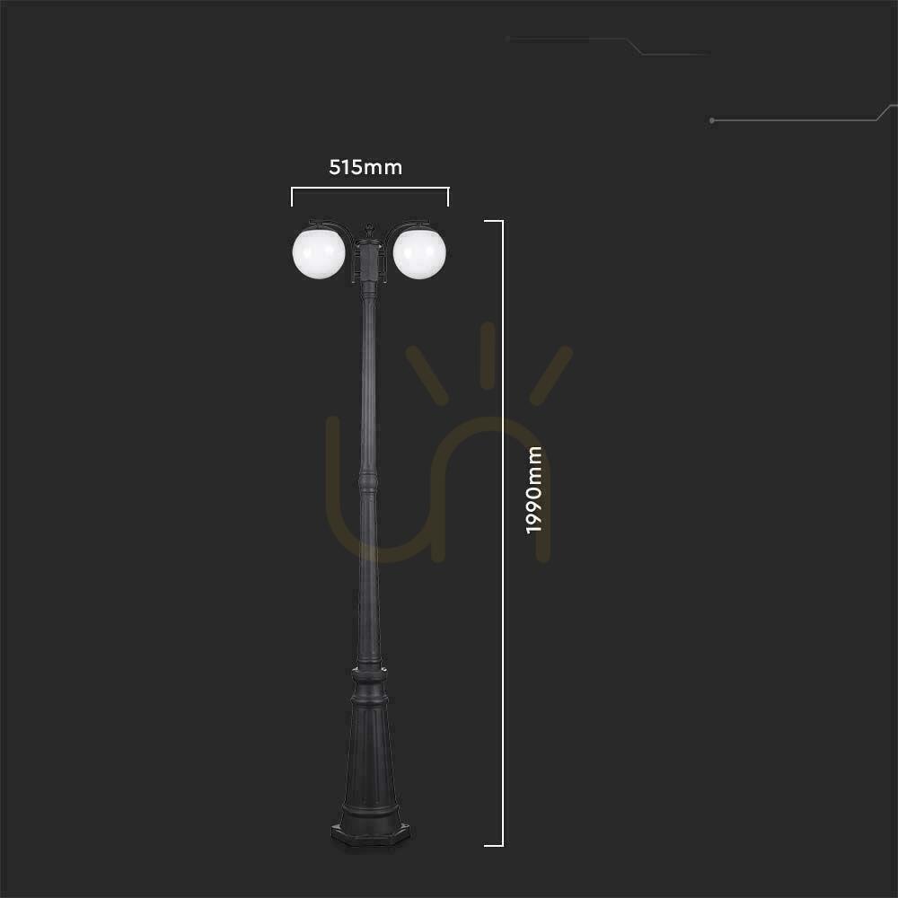 Vedere Garden Luminaire V-TAC E27 Lanternă 2mb Negru MAT VT-1232 3 ani garanție Garden Luminaire V-TAC E27 Lanternă 2mb Negru MAT VT-1232 3 ani garanție