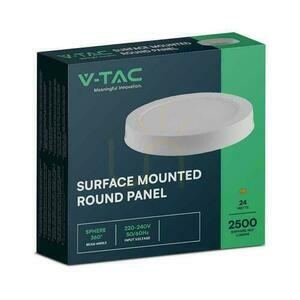 V-TAC Montat la suprafață LED Panel Premium Downlight 24W rotund fi290 VT-60024 3000K 2500lm. 2 V-TAC Montat la suprafață LED Panel Premium Downlight 24W rotund fi290 VT-60024 3000K 2500lm. small 2