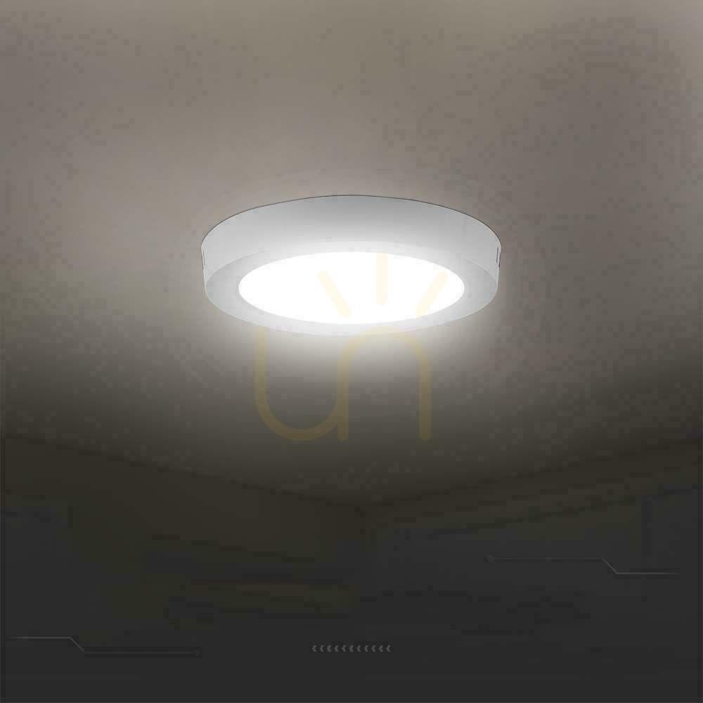 Spectacol V-TAC Montat la suprafață LED Panel Premium Downlight 24W rotund fi290 VT-60024 3000K 2500lm. V-TAC Montat la suprafață LED Panel Premium Downlight 24W rotund fi290 VT-60024 3000K 2500lm.