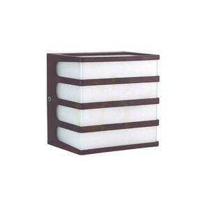 V-TAC 8W LED Garden Wall Luminaire IP65 120x120 Brown VT-732 4000K 800lm. small 0