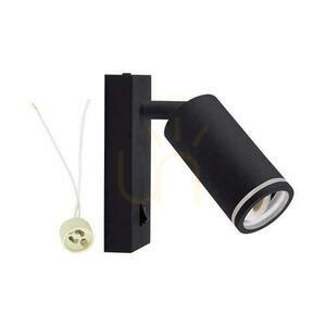 Lampă de perete V-TAC GU10 aluminiu negru cu comutator VT-429 3 ani garanție small 4