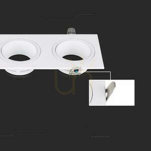 Ramă triplă încastrată albă V-TAC VT-441 3×GU10 max. 35 W IP20 small 3
