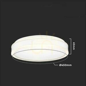 Plafond V-TAC 24W LED 3in1 alb rotund fi.45cm VT-7780 4000K 2500lm small 1