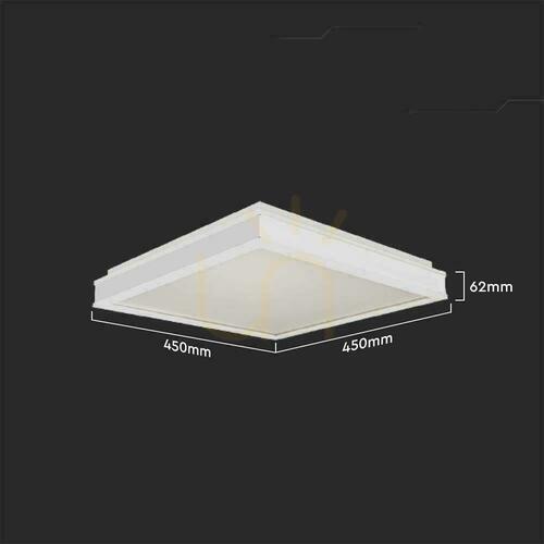 Verifica Plafond V-TAC 24W LED 3in1 alb pătrat 45x45cm VT-7782 4000K 2450lm
