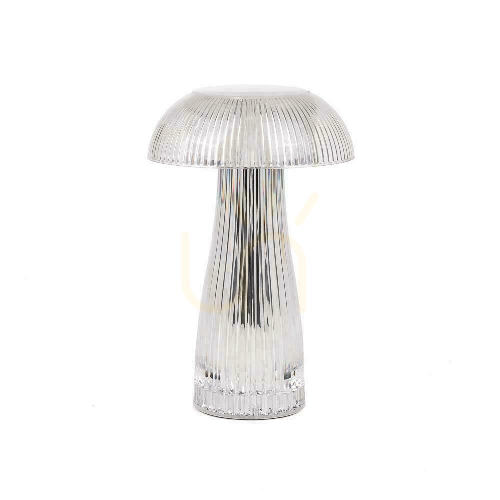 Afişa V-TAC 1W LED lampă de noptieră de birou 25cm USB încărcare Dimmable Transparent VT-1040 3000K-6000K 50lm V-TAC 1W LED lampă de noptieră de birou 25cm USB încărcare Dimmable Transparent VT-1040 3000K-6000K 50lm