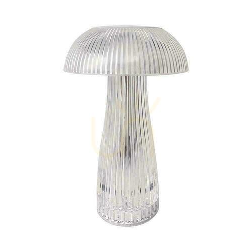 Verifica V-TAC 1W LED lampă de noptieră de birou 25cm USB încărcare Dimmable Transparent VT-1040 3000K-6000K 50lm