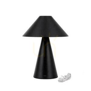 V-TAC 3W LED 24cm Desktop Night Light USB Charging Dimmable Black VT-1051 3000K-6000K 200lm. small 2