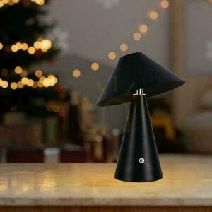 V-TAC 3W LED 24cm Desktop Night Light USB Charging Dimmable Black VT-1051 3000K-6000K 200lm. small 8