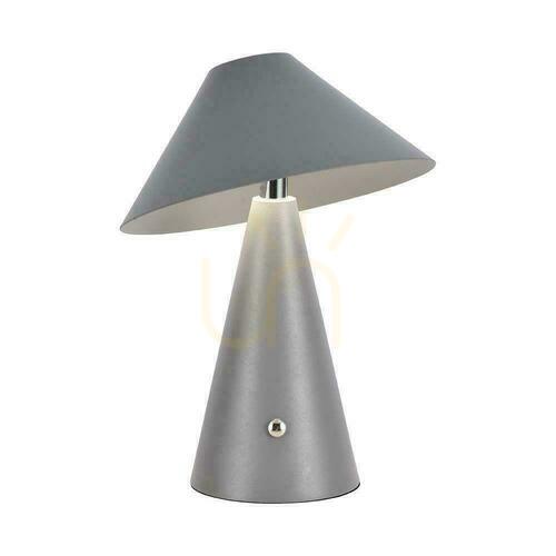 Verifica V-TAC 3W LED Lampă de birou pentru noptieră 24cm Încărcare USB Dimmable Gray VT-1051 3000K-6000K 200lm