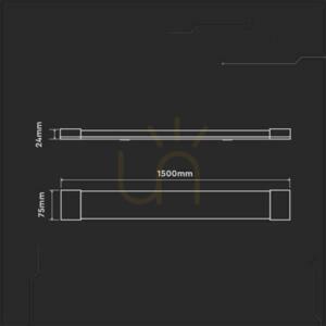 V-TAC 50W LED Corp de iluminat liniar montat la suprafață 150CM VT-8340 6500K 6000lm 3 ani garanție 3 V-TAC 50W LED Corp de iluminat liniar montat la suprafață 150CM VT-8340 6500K 6000lm 3 ani garanție small 3