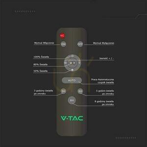 V-TAC BRIDGELUX CHIP Solar LED Streetlight IP65 Pilot LiFePO4 Panel 60W VT-15200ST 4000K 3000lm small 6
