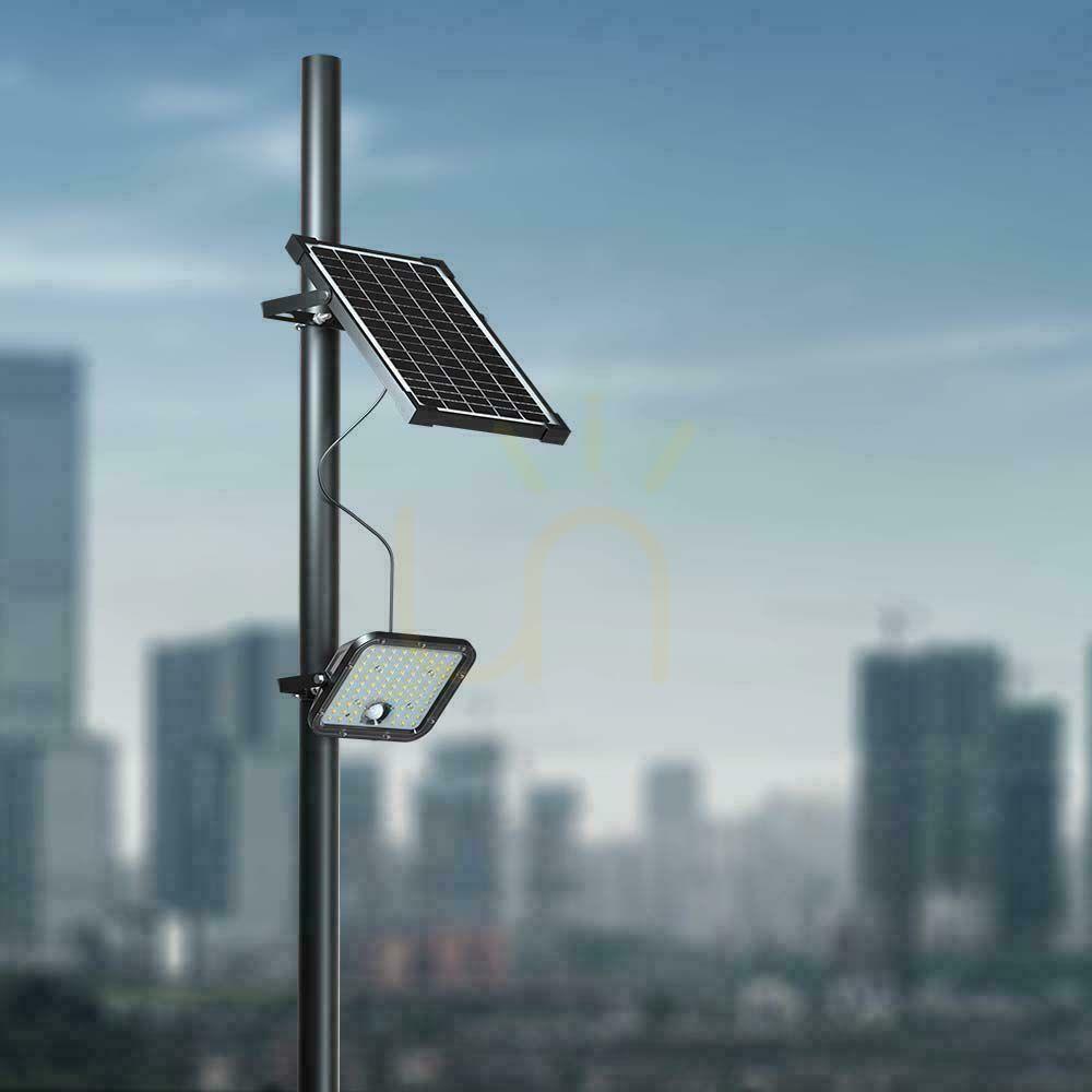 previzualizare V-TAC 30W IP65 Solar LED Proiector, temporizator de la distanță, LiFePo 6.4V 6000mA Negru VT-432 4000K 4800lm 3 ani garanție V-TAC 30W IP65 Solar LED Proiector, temporizator de la distanță, LiFePo 6.4V 6000mA Negru VT-432 4000K 4800lm 3 ani garanție