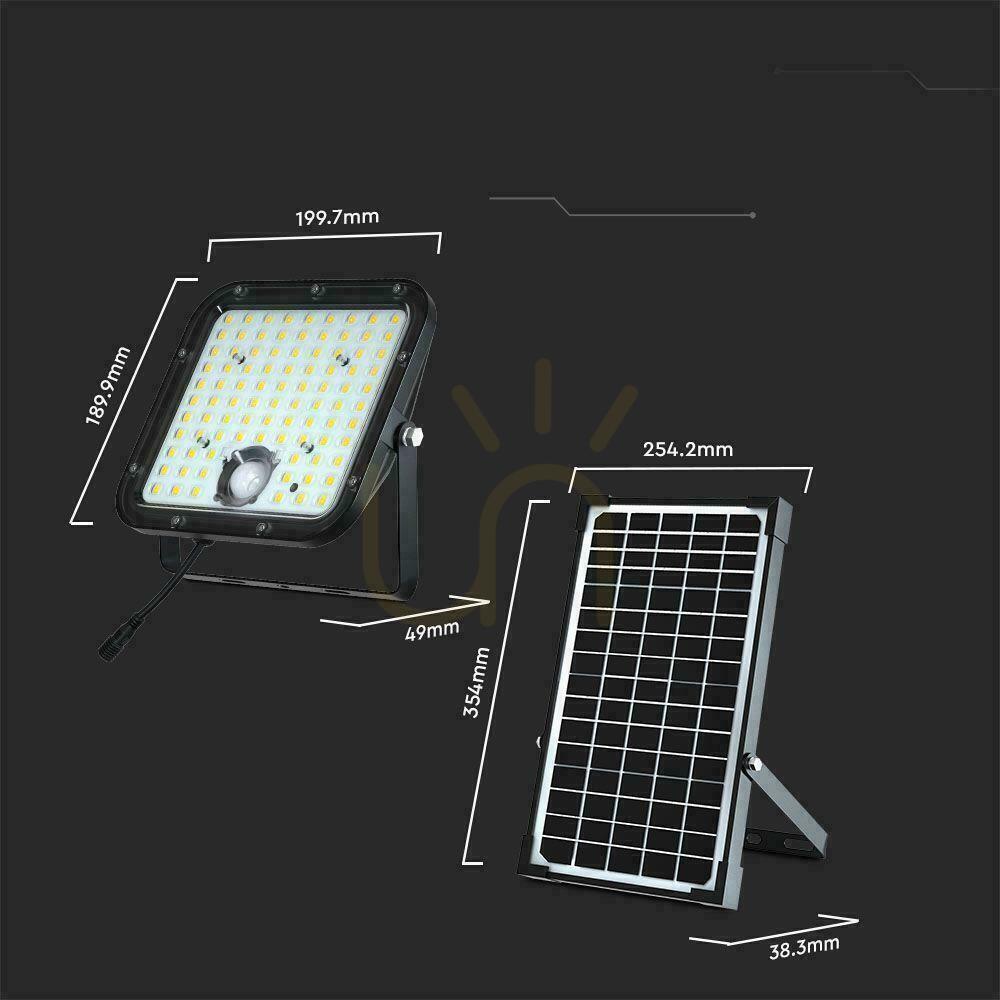 Verifica V-TAC 30W IP65 Solar LED proiector, cronometru la distanță, LiFePo 6.4V 6000mA Negru VT-432 6400K 4800lm 3 ani garanție V-TAC 30W IP65 Solar LED proiector, cronometru la distanță, LiFePo 6.4V 6000mA Negru VT-432 6400K 4800lm 3 ani garanție