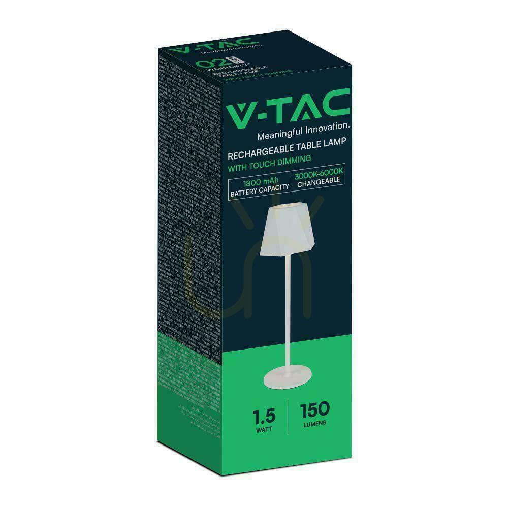 Verifica V-TAC 4W LED Lampă de birou pentru noptieră 37cm Încărcare USB Dimmable Alb VT-1034 3000K-6000k 150lm V-TAC 4W LED Lampă de birou pentru noptieră 37cm Încărcare USB Dimmable Alb VT-1034 3000K-6000k 150lm