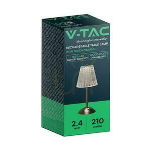 V-TAC 3W LED 29cm birou lumina de noapte USB încărcare Dimmable nisip maro VT-1033 3000K-6000K 210lm small 2
