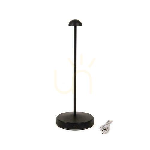 Verifica V-TAC 3W LED 29cm birou lumina de noapte USB încărcare Dimmable negru VT-1073 3000K-6000K 130lm.