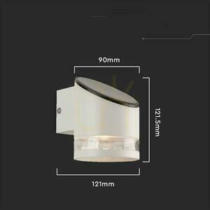 Lampă de perete de grădină Solar V-TAC 1W LED alb IP44 VT-1138 3000K 70lm 3 ani garanție small 2