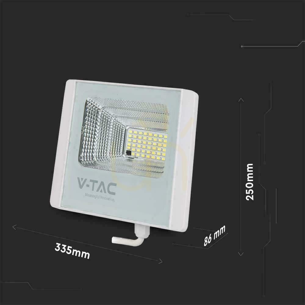 Spectacol V-TAC Solar LED proiector 35W alb IP65, telecomandă, temporizator VT-100W 4000K 2450lm. V-TAC Solar LED proiector 35W alb IP65, telecomandă, temporizator VT-100W 4000K 2450lm.