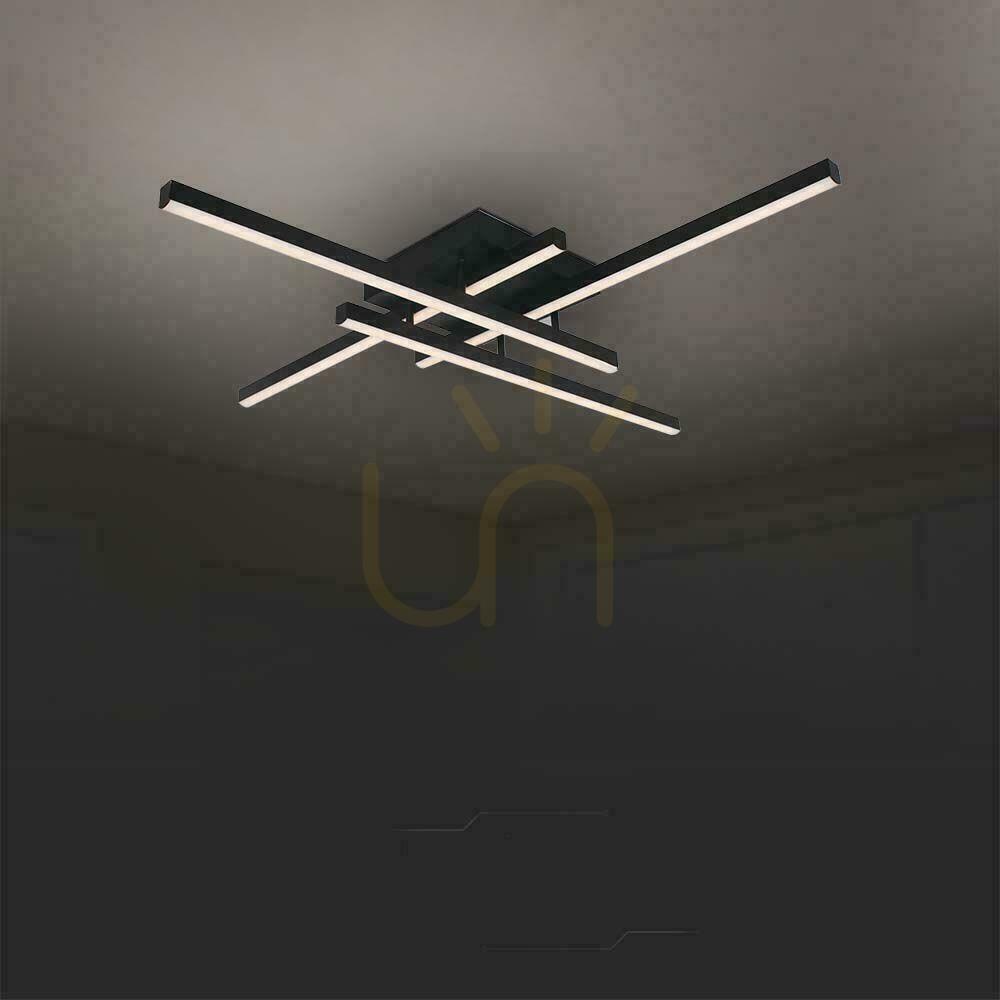 Vedere V-TAC 38W LED corp de iluminat plafon negru VT-7915 4000K 4100lm. V-TAC 38W LED corp de iluminat plafon negru VT-7915 4000K 4100lm.