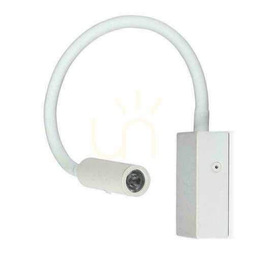 Verifica Corp LED V-TAC 3W Lampă de perete Hotel Bed Switch Alb COB CREE VT-2913 3000K 180lm 3 ani garanție