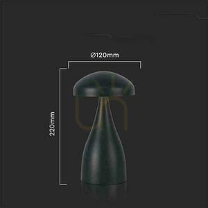 V-TAC 1W LED lampă de birou pentru noptieră 22cm cu încărcare prin USB, reglabilă negru VT-1041 3000K-6000K 55lm small 2