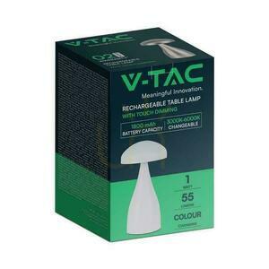 Lampă de birou LED V-TAC VT-1041 1 W, albă, USB, reglabilă, 22 cm small 1