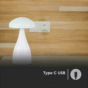 Lampă de birou LED V-TAC VT-1041 1 W, albă, USB, reglabilă, 22 cm small 4