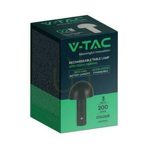 V-TAC 1W LED lampă de noptieră 25cm Încărcare USB Dimmable negru VT-1047 3000K-6000K 200lm. small 3