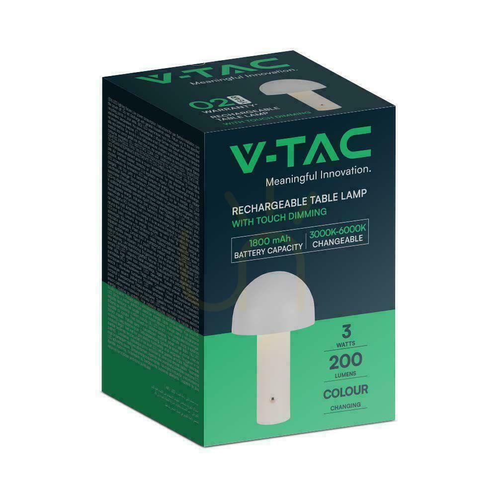 Vedere V-TAC 1W LED lampă de noptieră 25cm USB încărcare Dimmable aur VT-1047 3000K-6000K 200lm. V-TAC 1W LED lampă de noptieră 25cm USB încărcare Dimmable aur VT-1047 3000K-6000K 200lm.