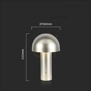 V-TAC 1W LED lampă de noptieră 25cm USB încărcare Dimmable aur VT-1047 3000K-6000K 200lm. 2 V-TAC 1W LED lampă de noptieră 25cm USB încărcare Dimmable aur VT-1047 3000K-6000K 200lm. small 2