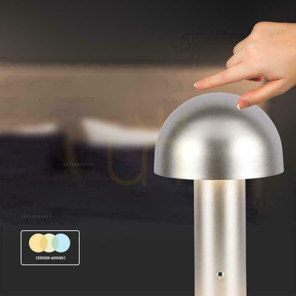 Afişa V-TAC 1W LED lampă de noptieră 25cm USB încărcare Dimmable aur VT-1047 3000K-6000K 200lm. V-TAC 1W LED lampă de noptieră 25cm USB încărcare Dimmable aur VT-1047 3000K-6000K 200lm.