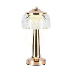 V-TAC 1W LED 26cm birou lumina de noapte USB încărcare Dimmable aur VT-1048 3000K-6000K 55lm. small 0