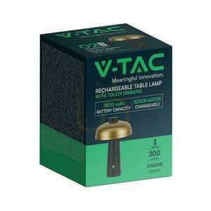 V-TAC 3W LED Lampă de birou pentru noptieră 24cm Încărcare USB Dimmable Aur VT-1050 3000K-6000K 200lm 1 V-TAC 3W LED Lampă de birou pentru noptieră 24cm Încărcare USB Dimmable Aur VT-1050 3000K-6000K 200lm small 1