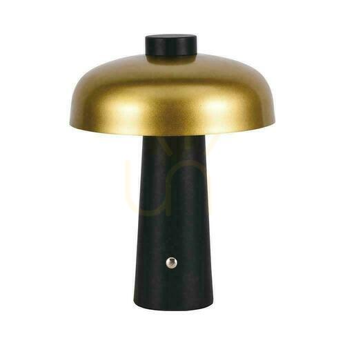 Verifica V-TAC 3W LED Lampă de birou pentru noptieră 24cm Încărcare USB Dimmable Aur VT-1050 3000K-6000K 200lm