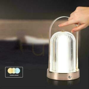 V-TAC 1W LED Lampă de birou pentru noptieră 22cm Încărcare USB Dimmable Matte Gold VT-1057 3000K-6000K 55lm small 3