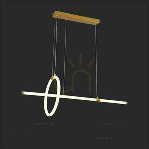 V-TAC 16W LED corp de iluminat suspendat Gold VT-7818 3000K 1820lm small 5
