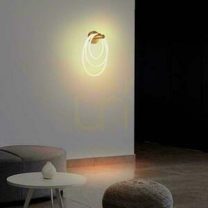 Aplică V-TAC VT-7927, trei inele luminoase, 34 x 46 cm, LED 37 W 3940 lm 3000K, auriu mat small 5