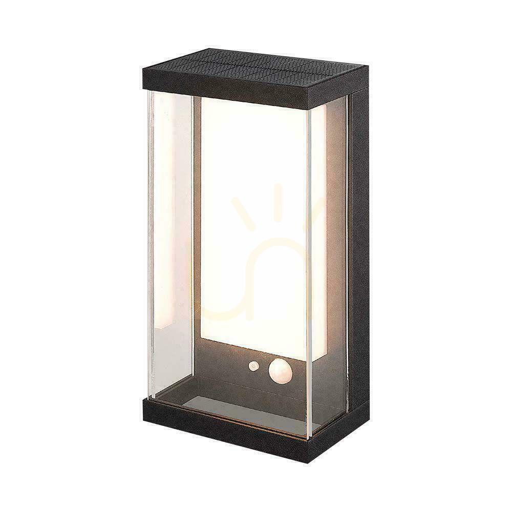 Verifica V-TAC 1W LED senzor de mișcare IP65 negru VT-1193 3000K 95lm Solar montat pe perete lampă de perete pentru grădină. V-TAC 1W LED senzor de mișcare IP65 negru VT-1193 3000K 95lm Solar montat pe perete lampă de perete pentru grădină.