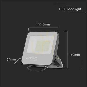 Proiector LED V-TAC VT-4456 50 W 6500 K negru 9250 lm small 4