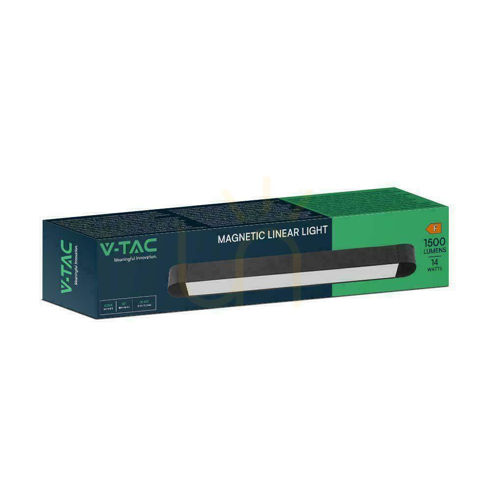 Afişa Corp de iluminat Sistem de autobuz magnetic 48V V-TAC 14W LED 82st VT-4211 6400K 1500lm 3 ani garanție Corp de iluminat Sistem de autobuz magnetic 48V V-TAC 14W LED 82st VT-4211 6400K 1500lm 3 ani garanție