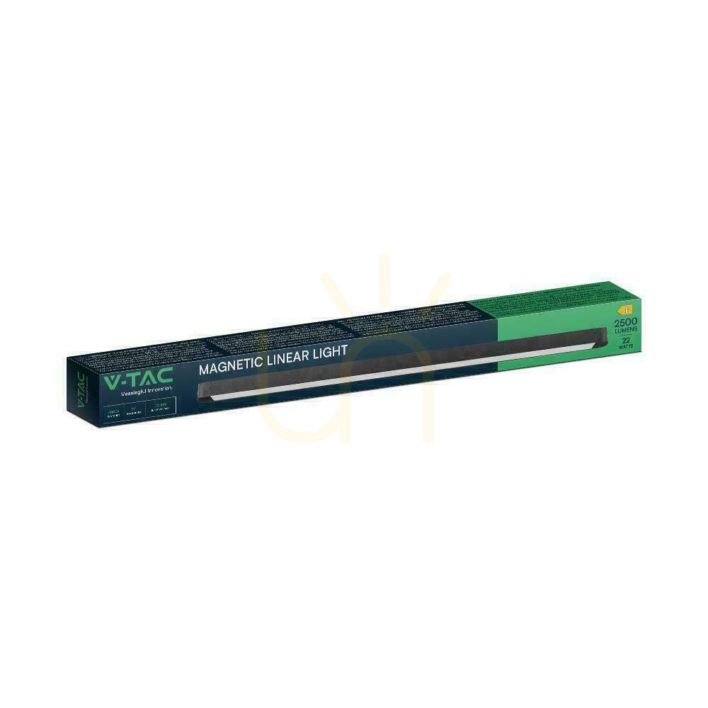 Afişa Corp de iluminat Magnetic Bus System 48V V-TAC 22W LED 81st VT-42022 3000K 2500lm 3 ani garanție Corp de iluminat Magnetic Bus System 48V V-TAC 22W LED 81st VT-42022 3000K 2500lm 3 ani garanție
