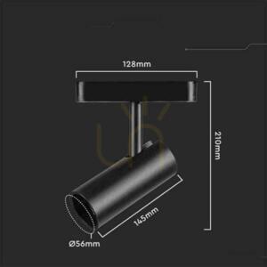 Corp de iluminat Proiector Magnetic Rail System 48V V-TAC 20W LED 34st VT-4221 4000K 2200lm 3 ani garanție small 6