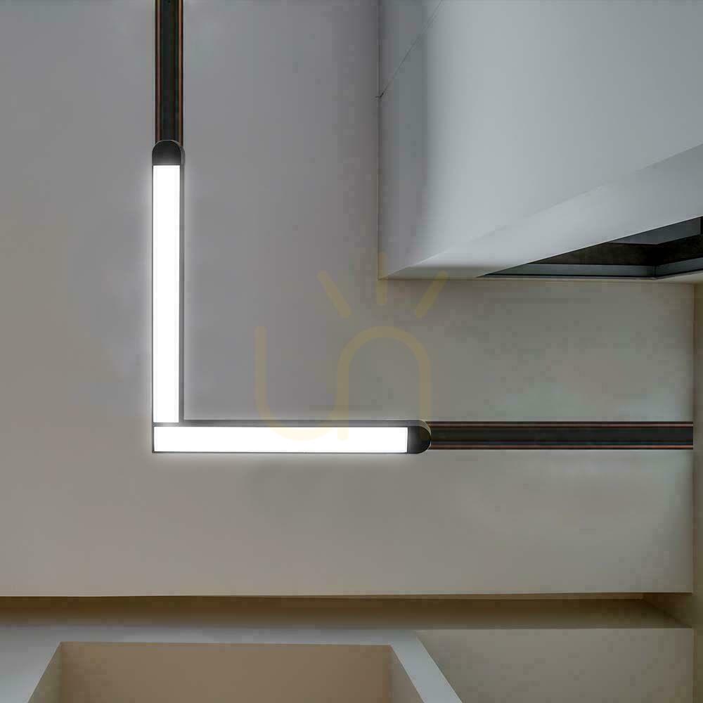 Vedere Corp de iluminat Magnetic Bus System 48V V-TAC 25W LED 82st VT-42025 4000K 2850lm 3 ani garanție Corp de iluminat Magnetic Bus System 48V V-TAC 25W LED 82st VT-42025 4000K 2850lm 3 ani garanție