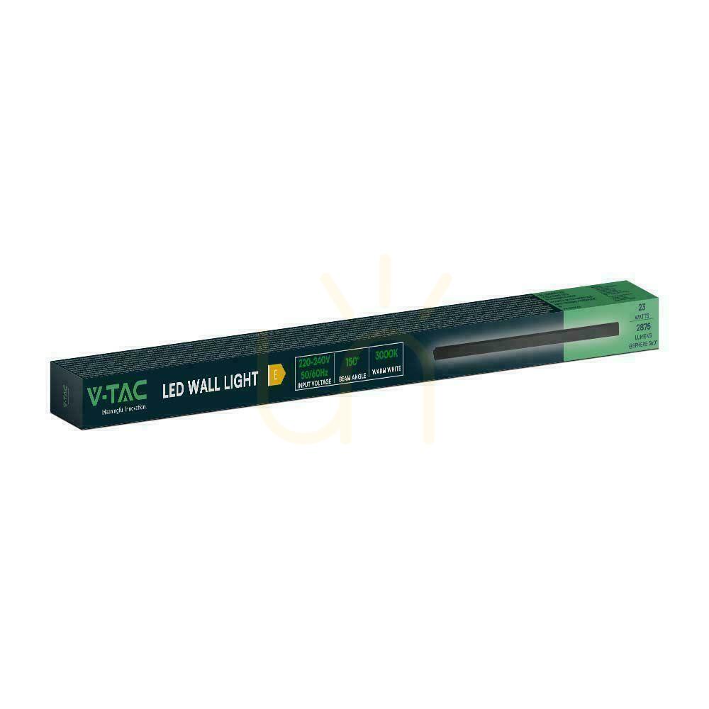 Verifica LED Line V-TAC 23W IP65 antracit 140cm corp de iluminat de perete VT-1178 3000K 2875lm. LED Line V-TAC 23W IP65 antracit 140cm corp de iluminat de perete VT-1178 3000K 2875lm.
