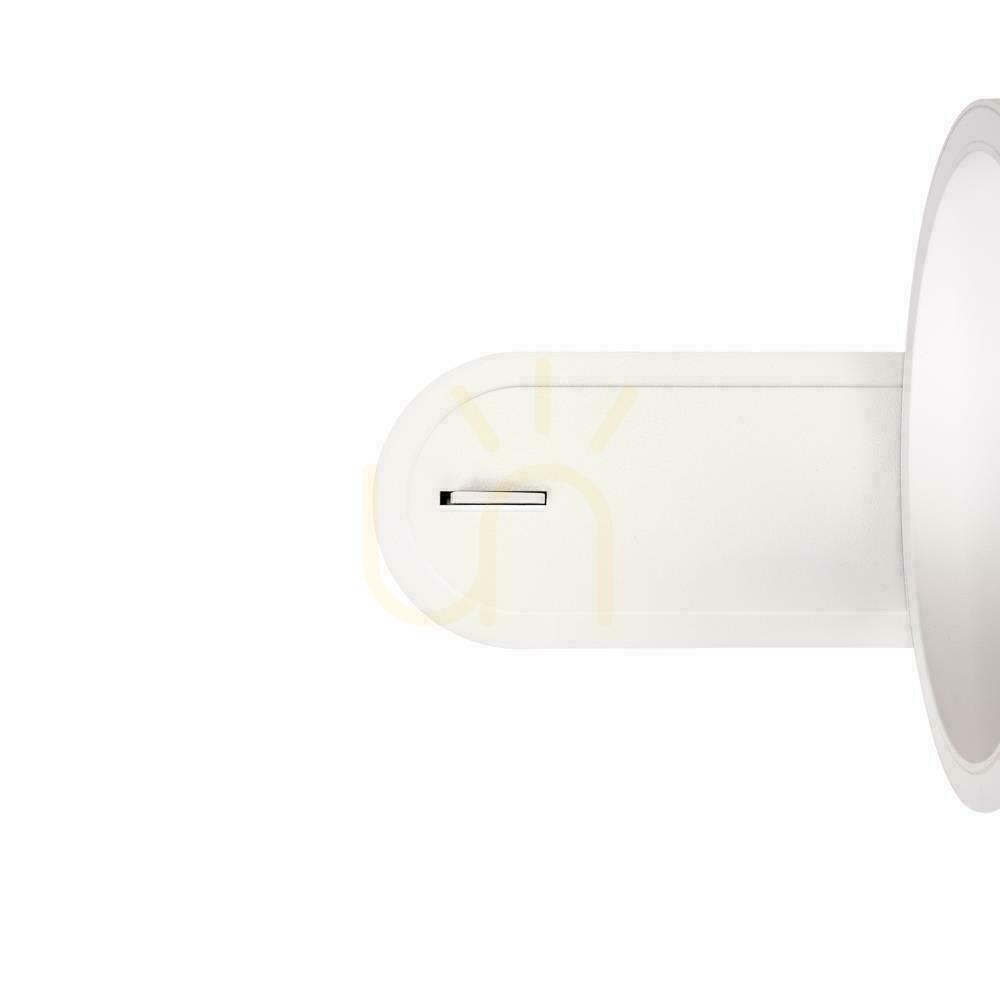 Afişa V-TAC 5W Lampă de perete albă IP65 VT-1180 3000K+4000K 600lm. V-TAC 5W Lampă de perete albă IP65 VT-1180 3000K+4000K 600lm.