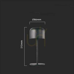V-TAC 1.5W LED lampă de noptieră 21cm Încărcare Dimmable negru VT-1181 2700K-5700K 150lm small 2
